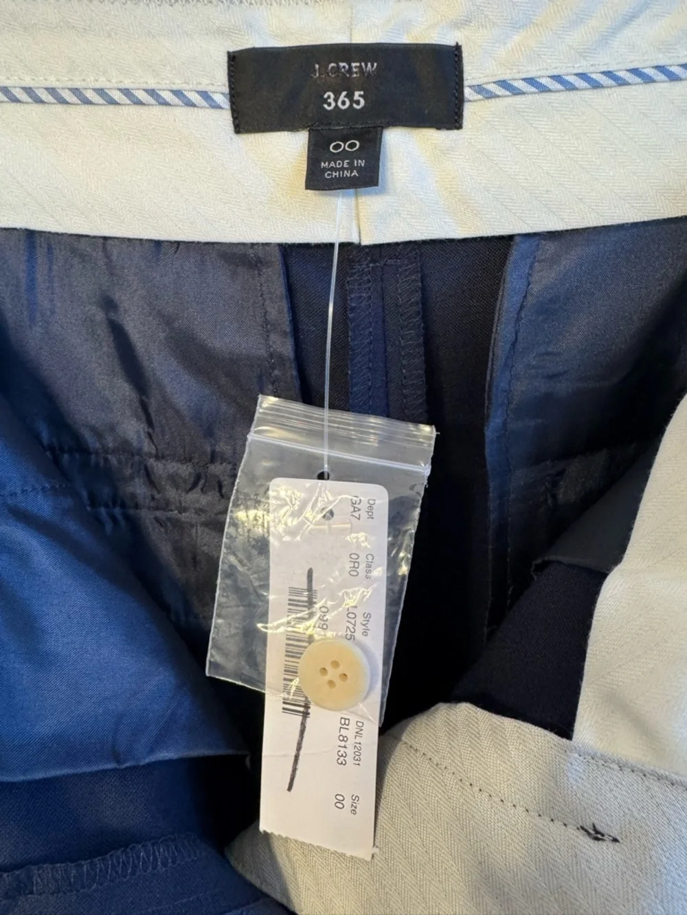 J.Crew Culotte in Everyday Wool in Navy Size 00